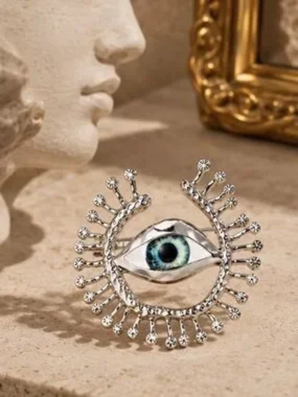 Surrealist Eye Couture Brooch